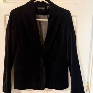 Valerie Stevens Black Velvet Blazer